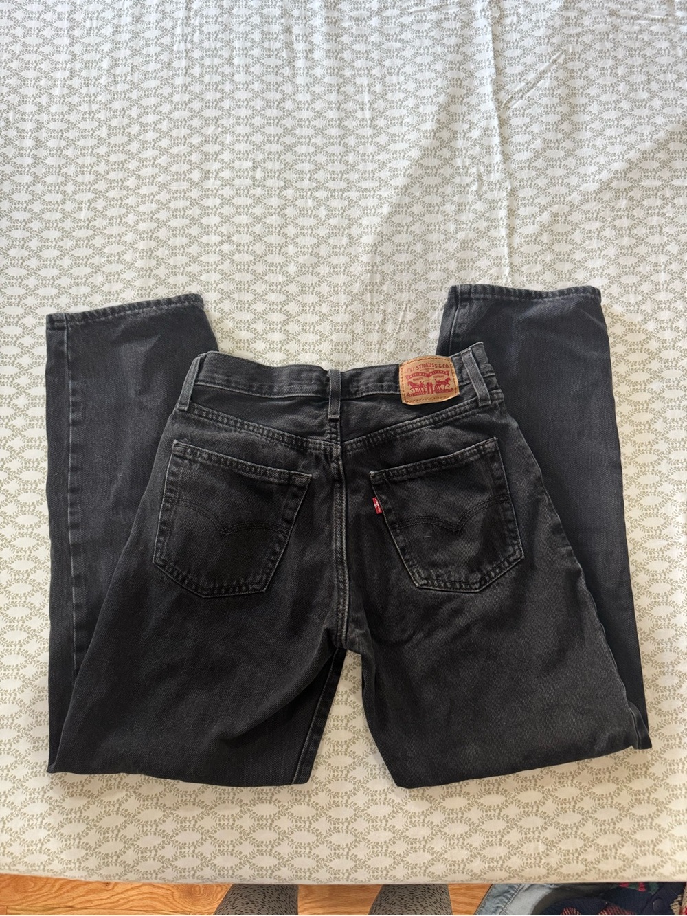Levi's Women's Straight Black Jeans - Picture 3 of 3